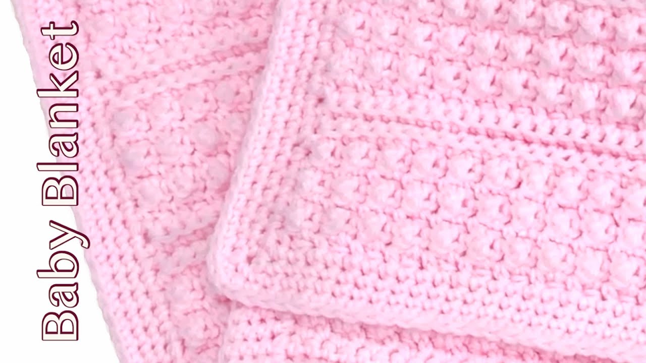 One Stitch Magic Bubble Baby Blanket Crochet Pattern YouTube