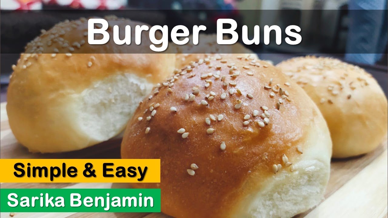 Burger Buns Eggless Bun Recipe Homemade Bun Recipe Benji's Home