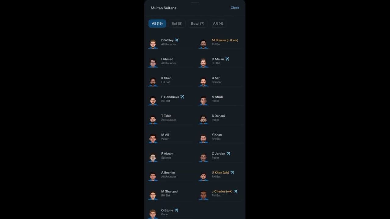 squads updates #squad #cricket #pakistan #psl #lahoreqalandars #multansultan #karachikings