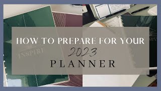 6 Steps To Prepare For Your 2023 Planner // Frankenplanner