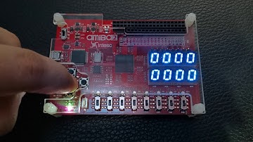Contador ascendente utilizando un FPGA Amiba 2