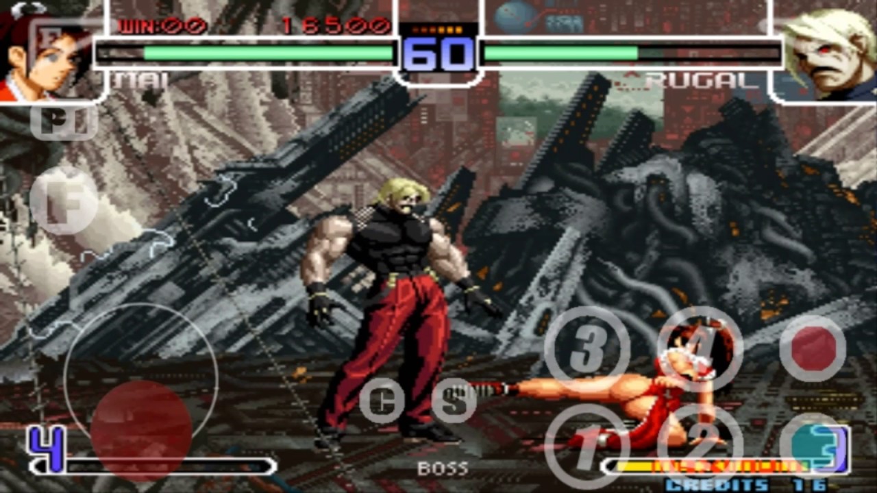 WOMEN FIGHTERS TEAM VS RUGAL BERNSTEIN/KOF 2002 ANDROID - YouTube