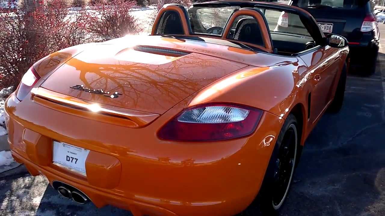 2008 Porsche Boxster S Orange Edition Walkaround Youtube