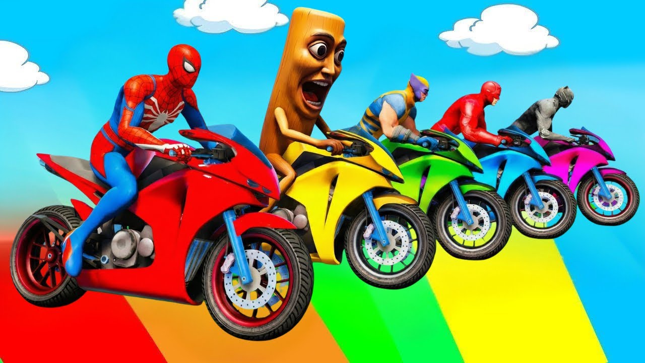 Spider-Man Rescue الرجل العنكبوت انقاذ باتمانbatman vs iron man vs venom funny GameGTA 5 superhero