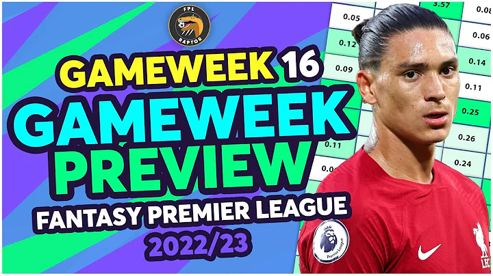 FPL GAMEWEEK 16 PREVIEW | BEST ONE WEEK PUNTS! | Fantasy Premier League Tips 2022/23 - DayDayNews