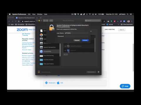 Update Macbook Remote Control Ability via Zoom