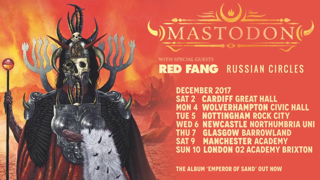 mastodon europa tour