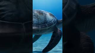 Giant Archelon Escapes Pliosaur Attack! 4.5 Meter Turtle vs Predator 🐢💥 #shark #pterosaurus #facts