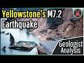 Yellowstone's Largest Earthquake; Magnitude 7.2