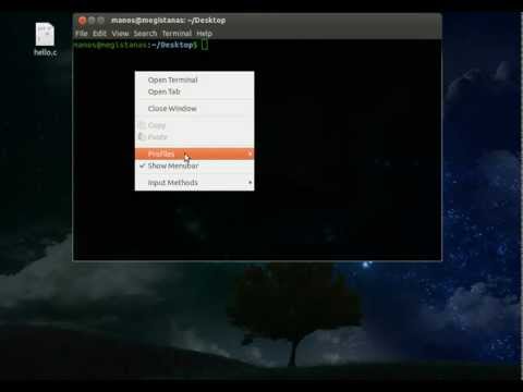C Programming in Linux Tutorial 1 - Hello World