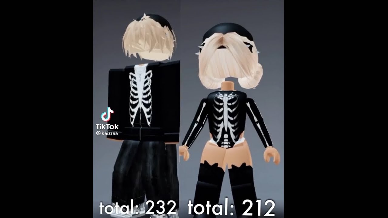 Roblox couple MATCHING OUTFITS Tiktok Compilation YouTube