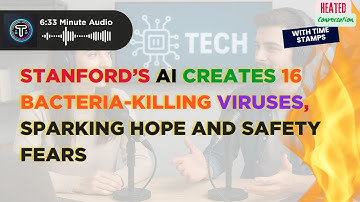Stanford’s AI Creates 16 Bacteria-Killing Viruses, Sparking Hope and Safety Fears