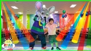 Ryan's Chuck-E-Cheese all you can play challenge family entertainment and games
