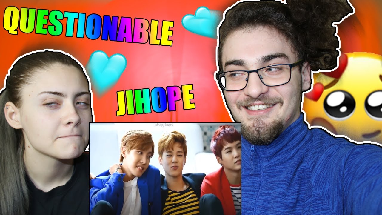 Me and my sister watch questionable jihope moments for the first time (Reaction)
