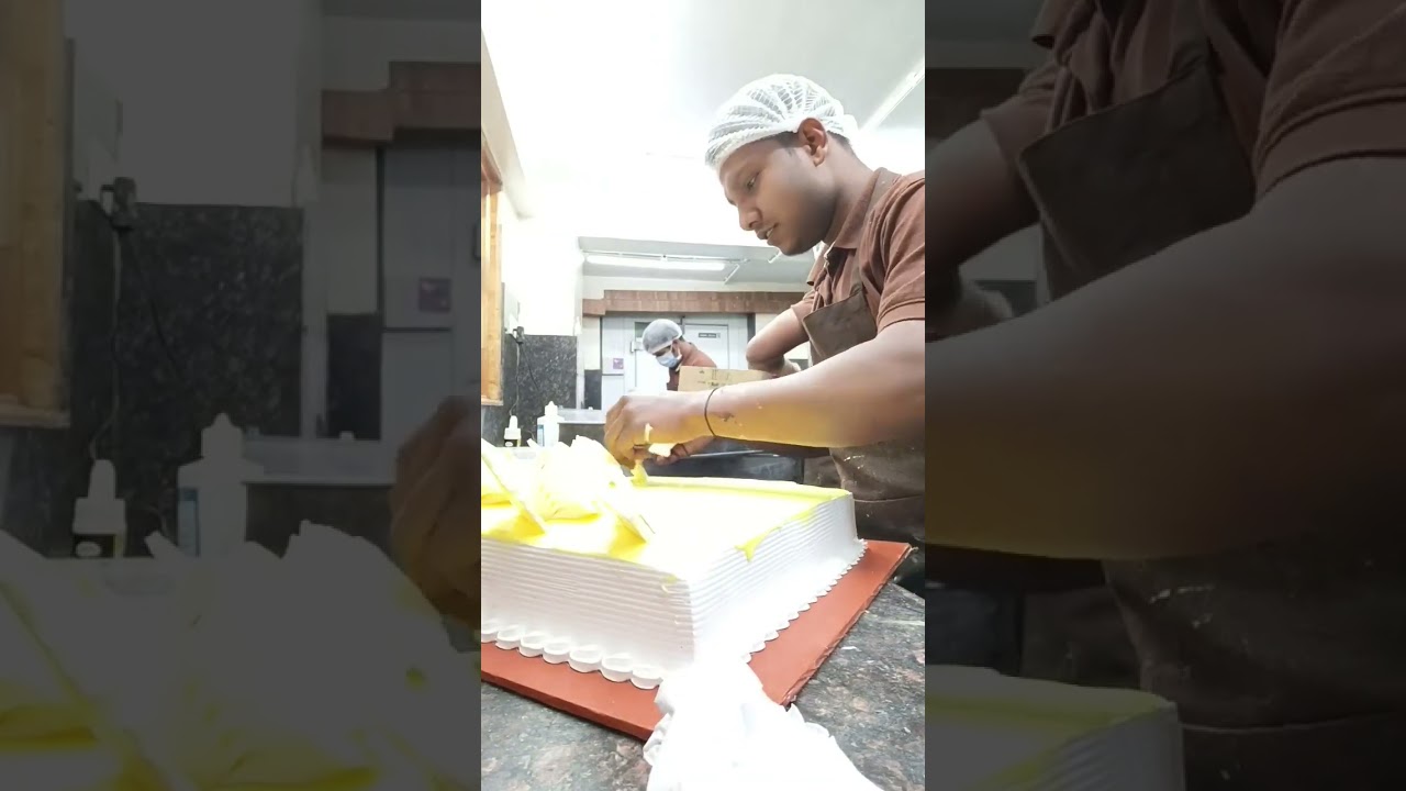 pineapple square cake decoration ideas 