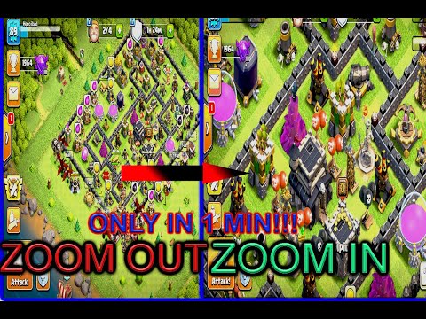 Clash of Clans How to zoom in and out in BLUESTACKS!!! IN ENGLISH!!! ONLY IN 2MINS!!IBAD IMAGINATION