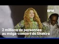 Le méga-concert de Shakira enflamme la plage de Copacabana au Brésil