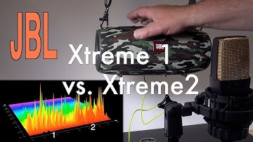 Sound- / Volume Test JBL Xtreme 1 vs Xtreme 2 with Audio Cable