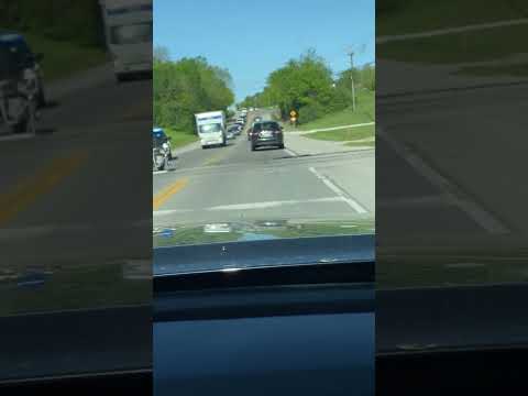 Dump truck knocks