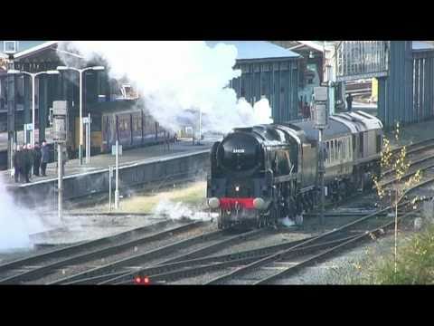 35028 Clan Line on her 1st Test Run from Crewe to ...