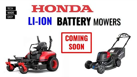 Honda Battery Lawn Mowers Honda ZTR Honda HRC Honda HRN