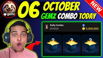 Gemz Daily Code - Gemz Daily Combo 6 & 7 October | Gemz Listing Date - Gemz Airdrop New Update