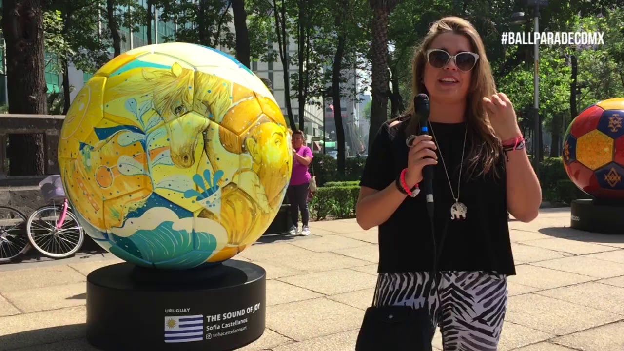 Sofía Castellanos  BallParadeRussia2018  Balón de Uruguay