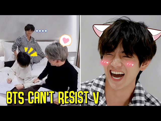 BTS and Staff Can't Resist V - BTS Taehyung Cute Moments class=