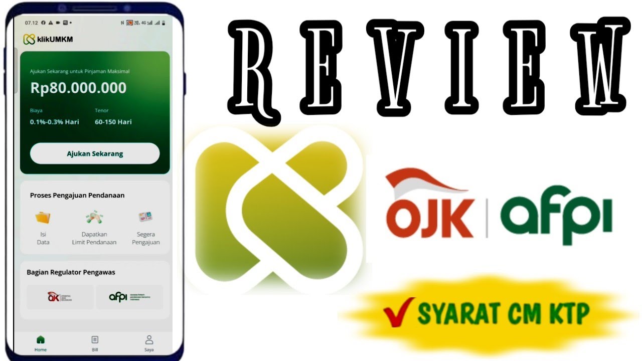 Cara daftar di KLIK UMKM 2025 - cara pengajuan pinjaman aplikasi KLIK UMKM terbaru 2025