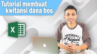 Tutorial membuat kwitansi dana bos