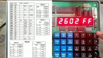 Microprocessor 8085 Experiment ( Swap / Swapping)(substration)