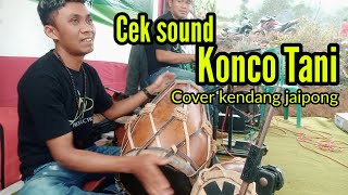 Cek sound konco tani | Cover kendang jaipong