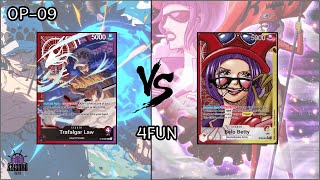 [OP-09 4FUN] Law R/P (ST-10) x Bello Betty R/Y (OP-05)