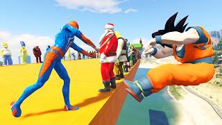 GTA 5: THAT WAS BRUTAL! SPIDER-MAN WITH A BASEBALL BAT vs SUPERHEROES! (Euphoria Physics) Ep.02 screenshot 5