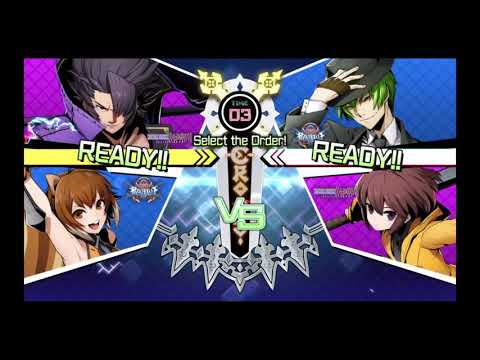 Blazblue cross tag battle versus mode part 1 Twitch stream