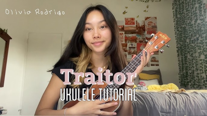 CHORDS: Olivia Rodrigo - Traitor Chords on Piano & Ukulele - Yalle
