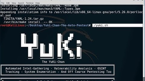 How to Install Yuki-Chan-The-Auto-Pentest in Kali Linux [1080p]