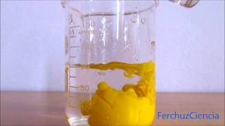 Reacción Química - Precipitación De Ioduro De Plomo Ii