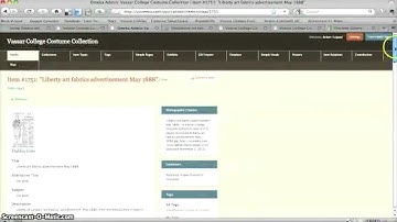 Using Omeka with Students - Part 2