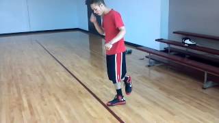 Exercises To Increase Vertical - One Forward Leg Line Bounds