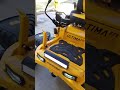 Cub Cadet Ultima ZT1 suspension seat and LED lights