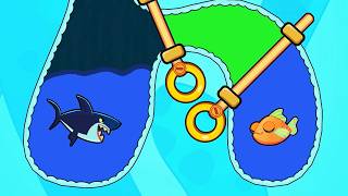 save the fish / pull the pin updated all levels #save fish game pull the pin android/ios/mobile game screenshot 2