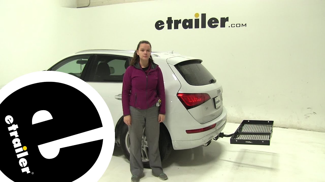 etrailer | Fit Test: 19x47 Curt Cargo Carrier for 1-1/4" and 2" Hitches on a 2016 Audi Q5