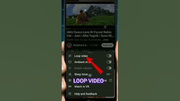 VIDEOS/SONG Ko Loop Me Kaise Chalaye || Youtube Video ko Bar-Bar Kaise Chalaye #shorts #viral