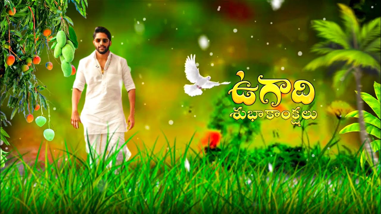 Happy Ugadi festival Background video editing || Ugadi video Editing|| nature style editing