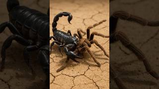 흑전갈 vs 타란툴라… 결국 힘빠진 타란툴라 #ai쇼츠 #wildlife #shorts #wildbattle #야생 #전갈 #타란툴라