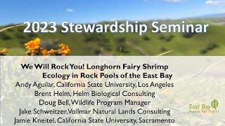 We Will Rock You! Longhorn Fairy Shrimp Ecology in Rock Pools of the East Bay