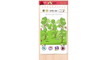"What is under the tree" Brain Test Level 200 Quick Guide