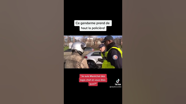 Gendarme vs Policiers