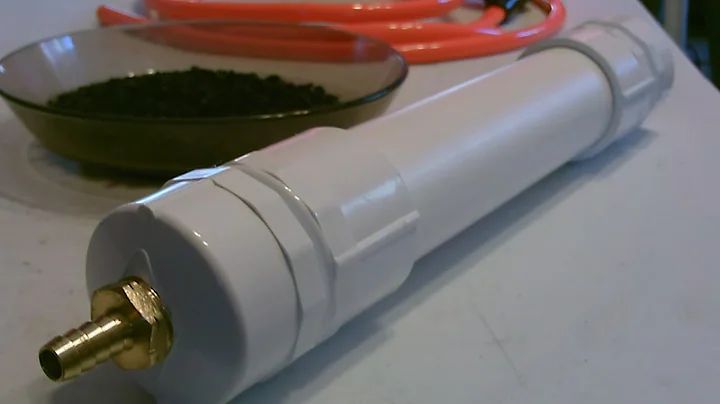 DIY Water Filter! (w/manual siphon pump!) - Off-Grid Water Purifier! cleans water fast! ppm rds